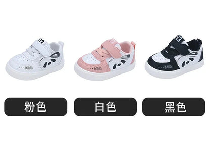 Kids Baby Sneakers Boys Girls Running Casual Footwear PU Leather Non-slip Toddler Kids Soft Comfortable Children Sports Footwear Good Vibrations
