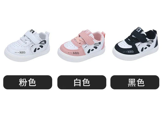 Kids Baby Sneakers Boys Girls Running Casual Footwear PU Leather Non-slip Toddler Kids Soft Comfortable Children Sports Footwear Good Vibrations