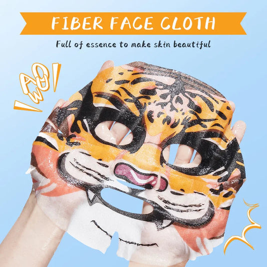 5pcs SADOER Cartoon Moisturizing Face Mask Facial skincare Brightening Firming Hydrating Facial Masks Face Sheet Mask Skin Care Good Vibrations