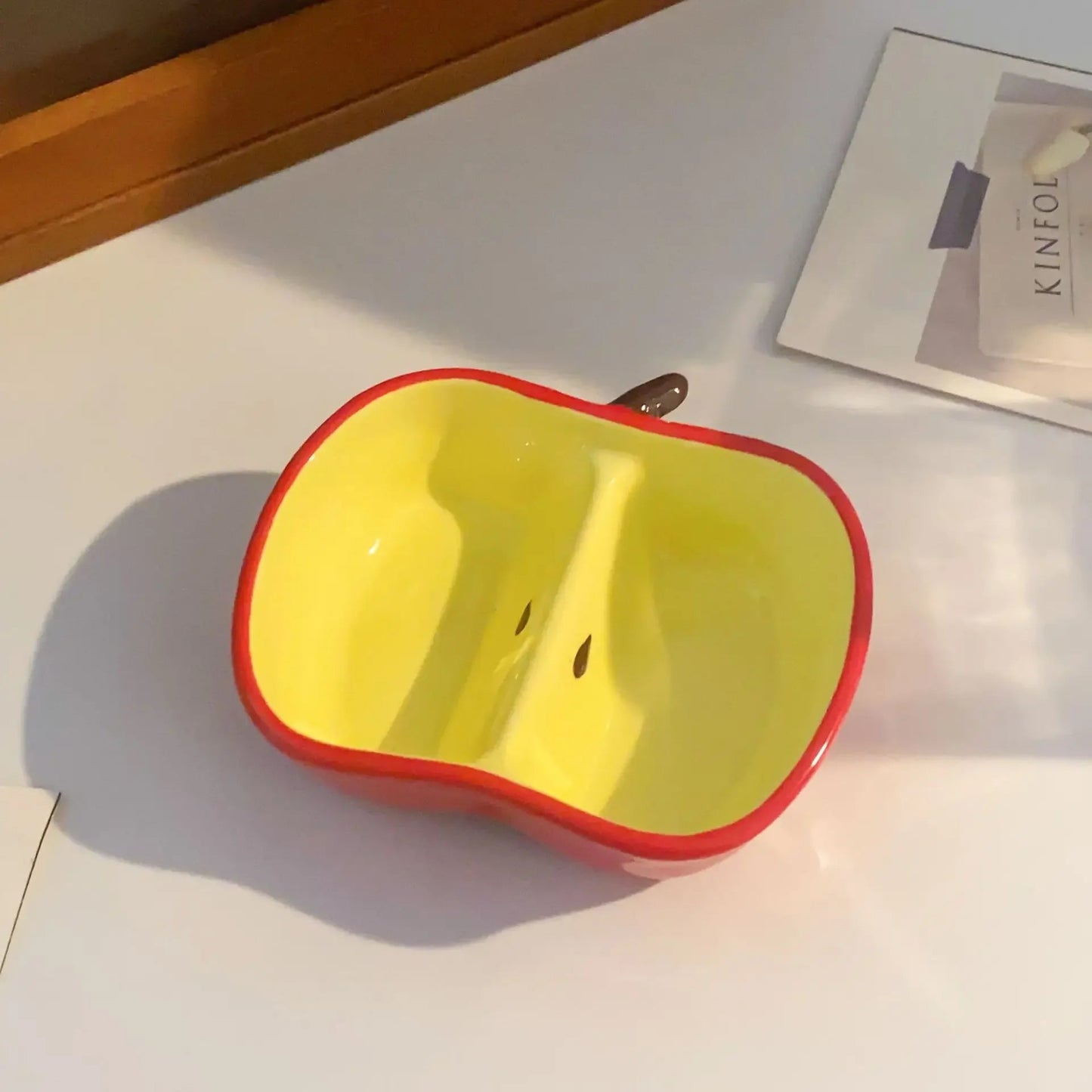 1PCS Creative Fruit Ceramic Dish Mini Saucer Kitchen Tableware for Snacks Sauces Seasonings Dinner Plate Household Supplies Good Vibrations