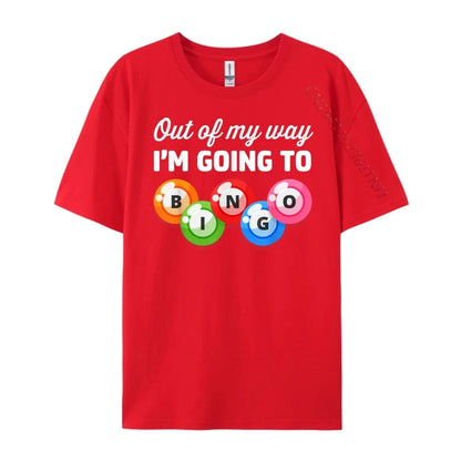 Out Of My Way I M Going Bingo Player T Shirts For Men Adult Men's Shirts Gothic Style Good Vibrations