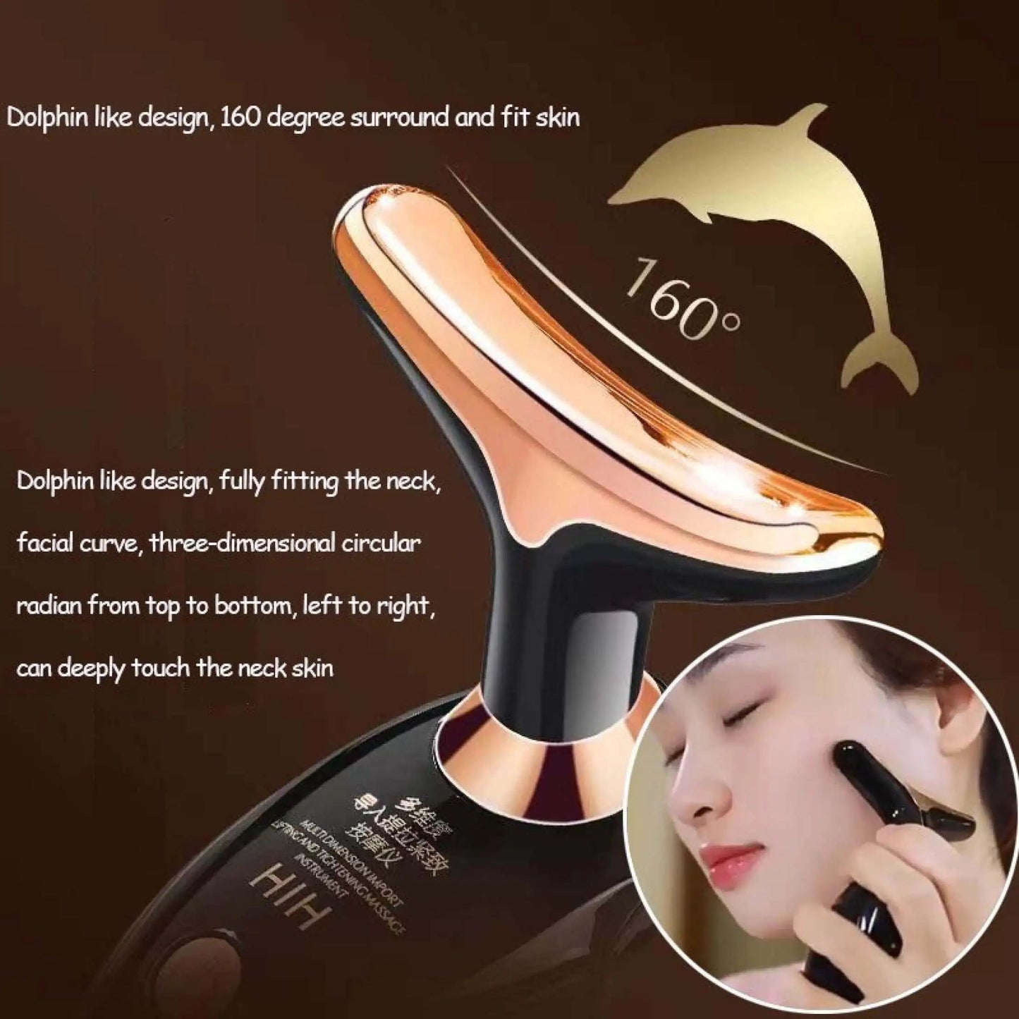 Face Massager 3 In 1 Neck Facial Eye Massage Introducer Microcurrent Skin Rejuvenation Anti Aging Beauty Device Beauty Tools Good Vibrations Adult Super Store
