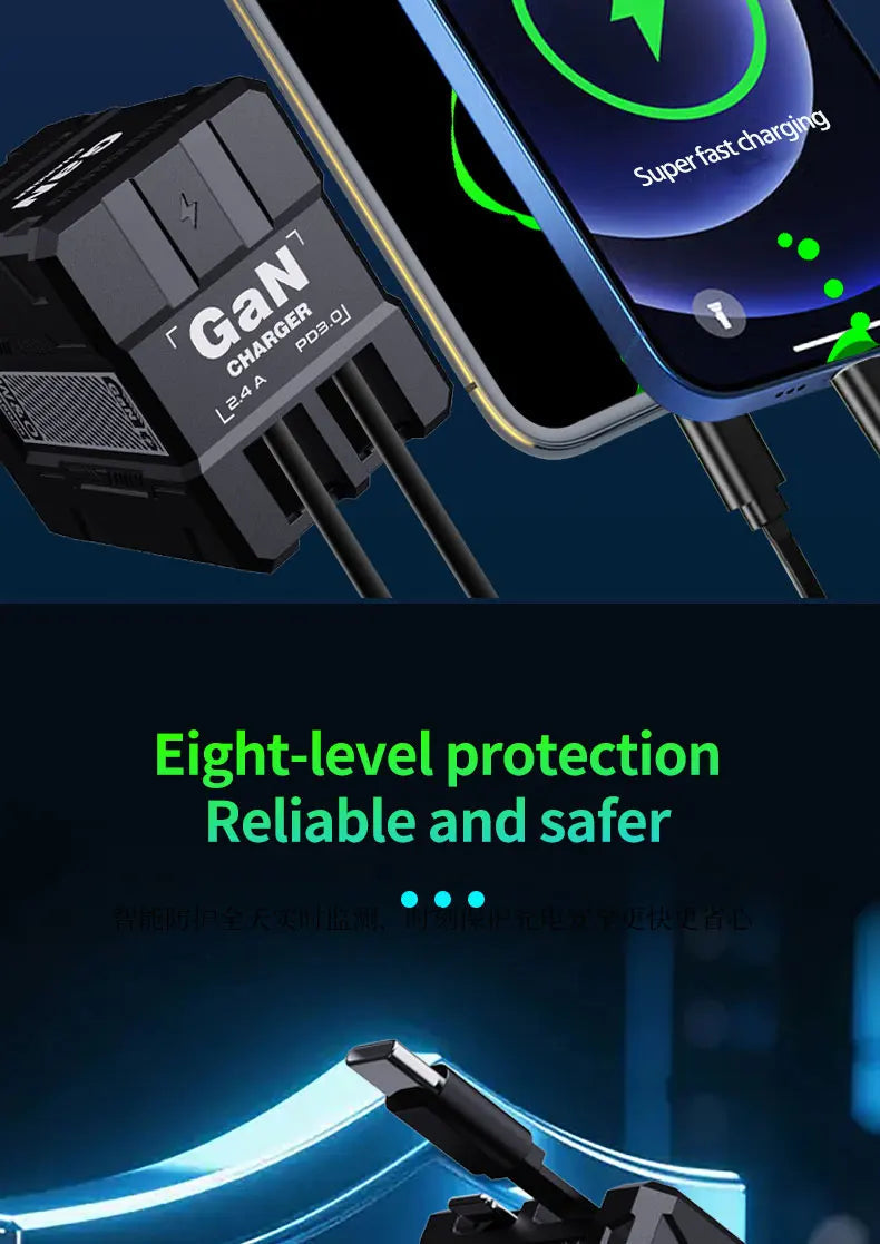 GaN 20W Fast charging PD3.0 Charger Type C lighting For iPhone 12 13 Samsung Huawei Xiaomi Mobile Phone EU/US Plug Wall Charger Good Vibrations