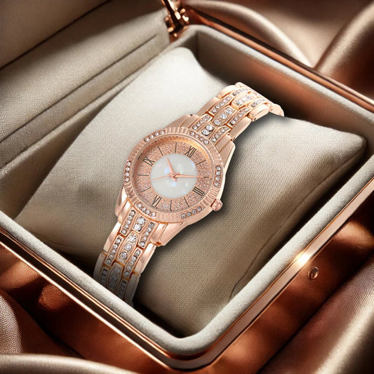 New women's watches are fashionable, trendy, simple, niche, high-end, light luxury, high beauty women's quartz watches Good Vibrations