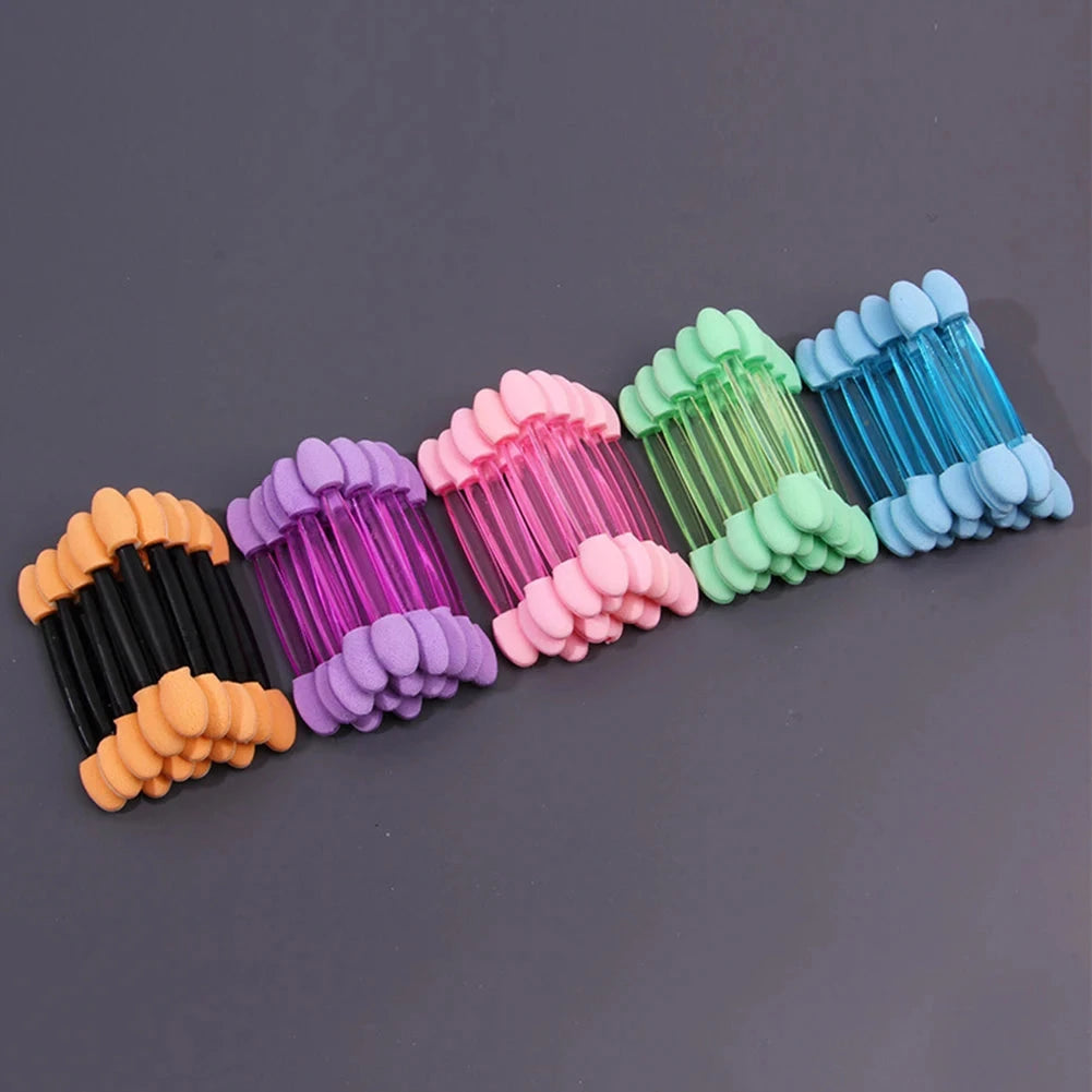 50pcs Eyeshadow Brushes Double Sided Sponge Women Make Up Eye Shadow Brushes Good Vibrations