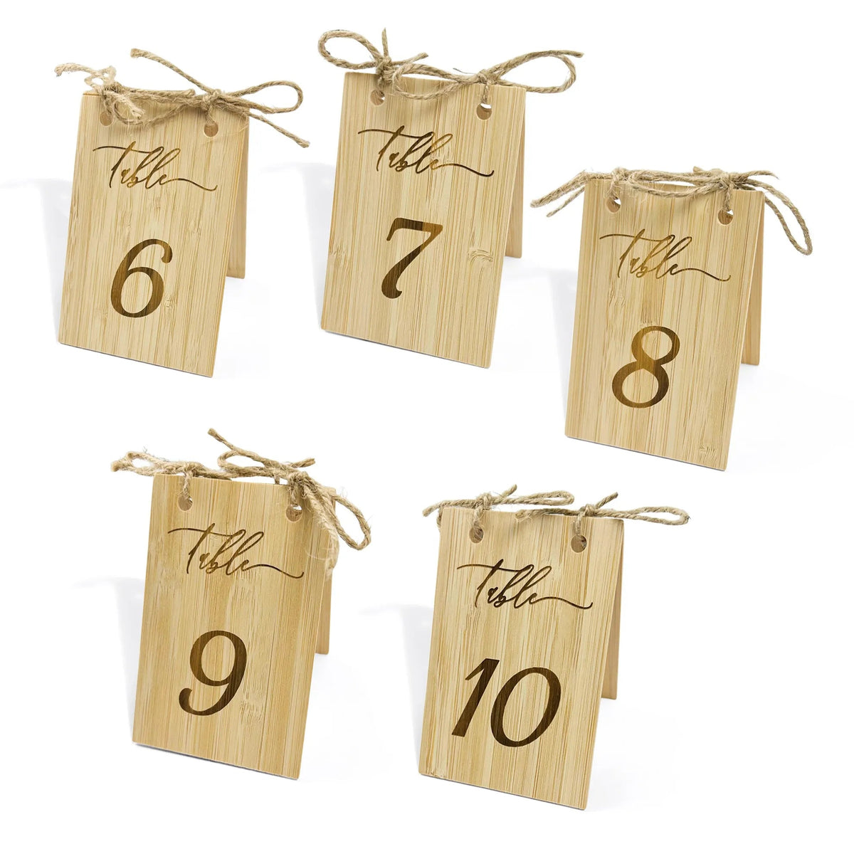 5 pcs Wooden Wedding Table Number Set,Reusable Seating Chart Table Number Card,Perfect For Wedding,Events Or Catering Decoration Good Vibrations