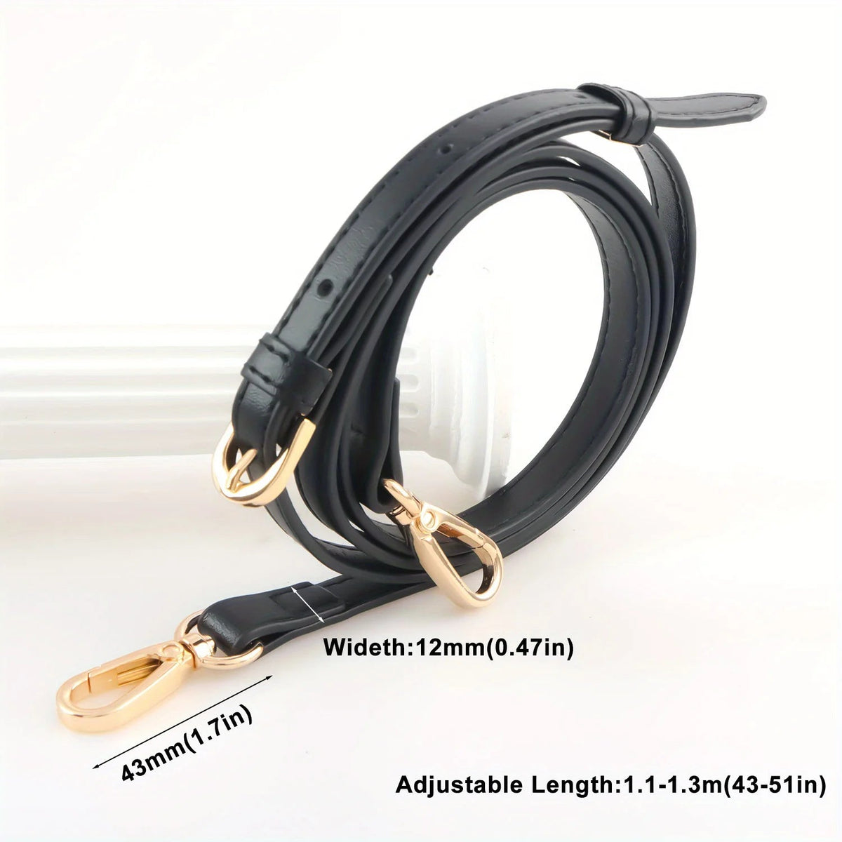 Purse Strap, Crossbody Purse Straps Replacement Shoulder Straps for Bags, Adjustable Straps for Handbags Good Vibrations