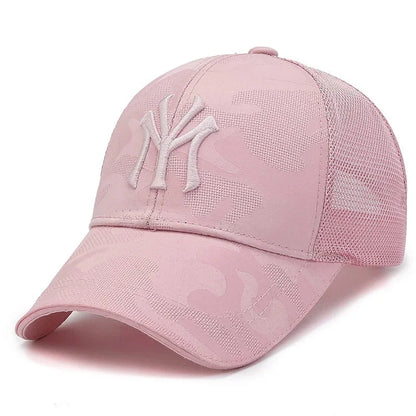 Fashion Letter Embroidery Camouflage Baseball Hats Spring and Autumn Outdoor Adjustable Casual Hats Sunscreen Hat Good Vibrations