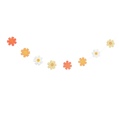 Pink Daisy Theme Disposable Tableware Flower Plate Napkin Straws Banner Birthday Party Baby Shower Wedding Decorations Supplies Good Vibrations