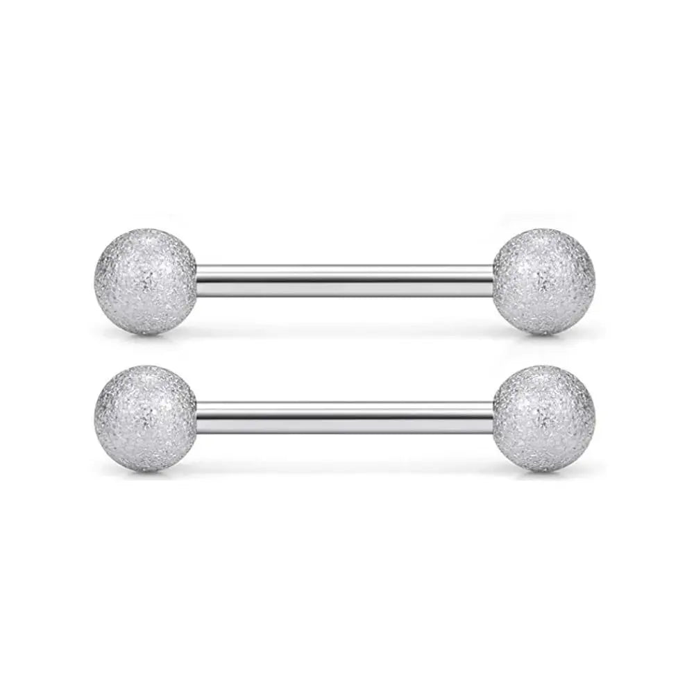14G Tongue Rings Surgical Steel Straight Barbell Nipplerings Nipple Body Piercing Jewelry Long Barbell Bridge Tongue Rings Good Vibrations