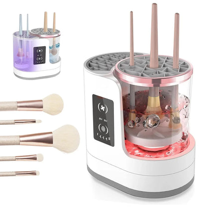 Electric make-up brush cleaner for all beauty make-up brush sets, contour, eyeshadow, blush brushes, concealer foundation Good Vibrations