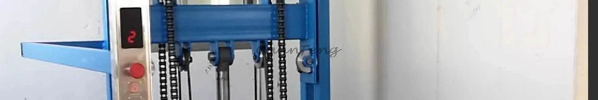 Hydraulic Lift Freight Elevator Small Lift Household Electric Platform Lift Customized Double Track Workshop Lifting Platform Good Vibrations