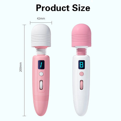 AV Vibrator for Women Clitoris Stimulator Heating Powerful Female G spot Massager Digital Display USB Rechargeable Sex Toy Adult Good Vibrations Adult Super Store