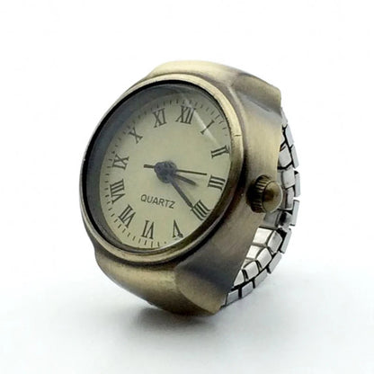 Fashion Rings Finger Watches for Women Men 2025 Fashion Party Quartz Watches Unisex Couple Rings Jewelry Gifts Good Vibrations
