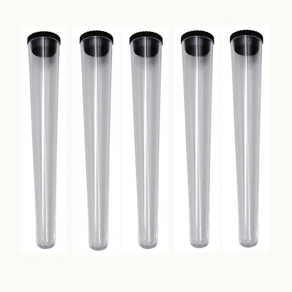 5pcs Airtight Storage Containers Smell Proof Holders with Metal Rolling Tray Tobacco Smoking Accessories Good Vibrations