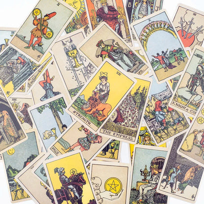 The Classic Tarot Cards Deck 78Pcs For Easy Beginners Fate Fortune Telling Party Tabletop Board Game Toy Good Vibrations