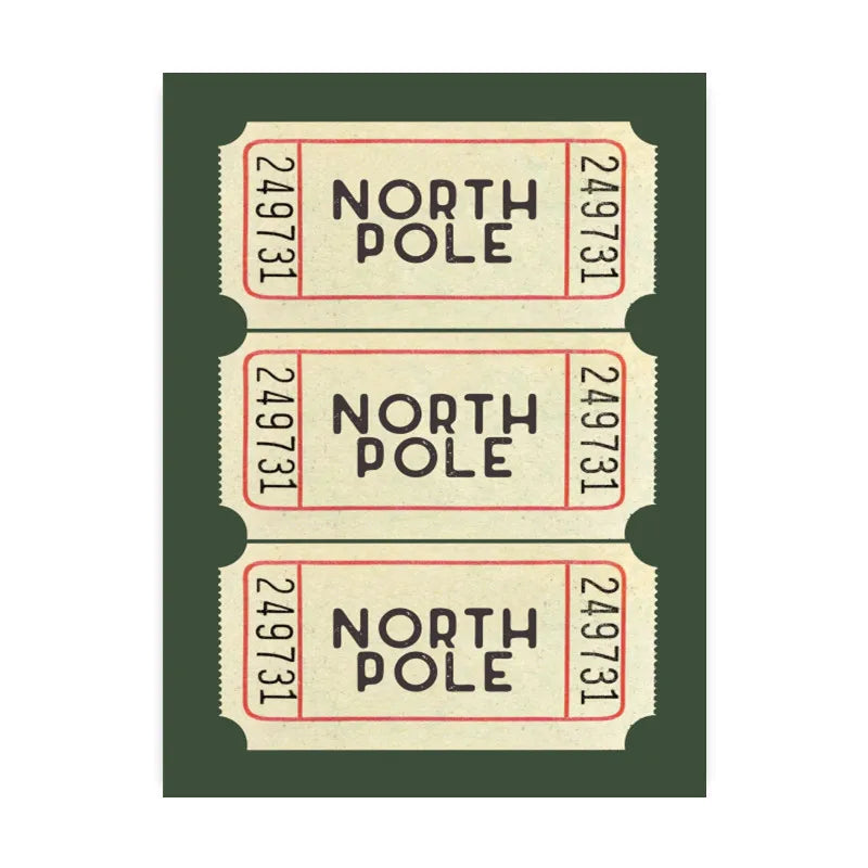 Christmas Tree Santa Claus Snowman Reindeer Posters Prints Canvas Printing Wall Art Pictures for Holiday Living Room Home Decor Good Vibrations