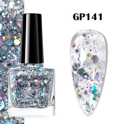 48 Colors Nail Polish Quick Dry No-bake Lasting Water-based Tearable Manicure Not Easy To Fade Semi-permanent Varnish Nail Art Good Vibrations