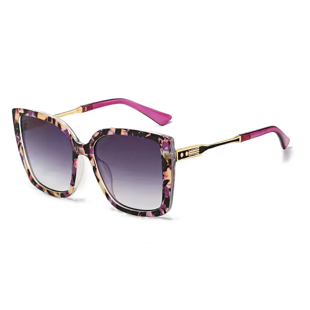 2025 Fashionable Women Sunglasses Large Frame Gradient Color Glasses for Women Exquisite Design for Women Sunglasses for Women Good Vibrations