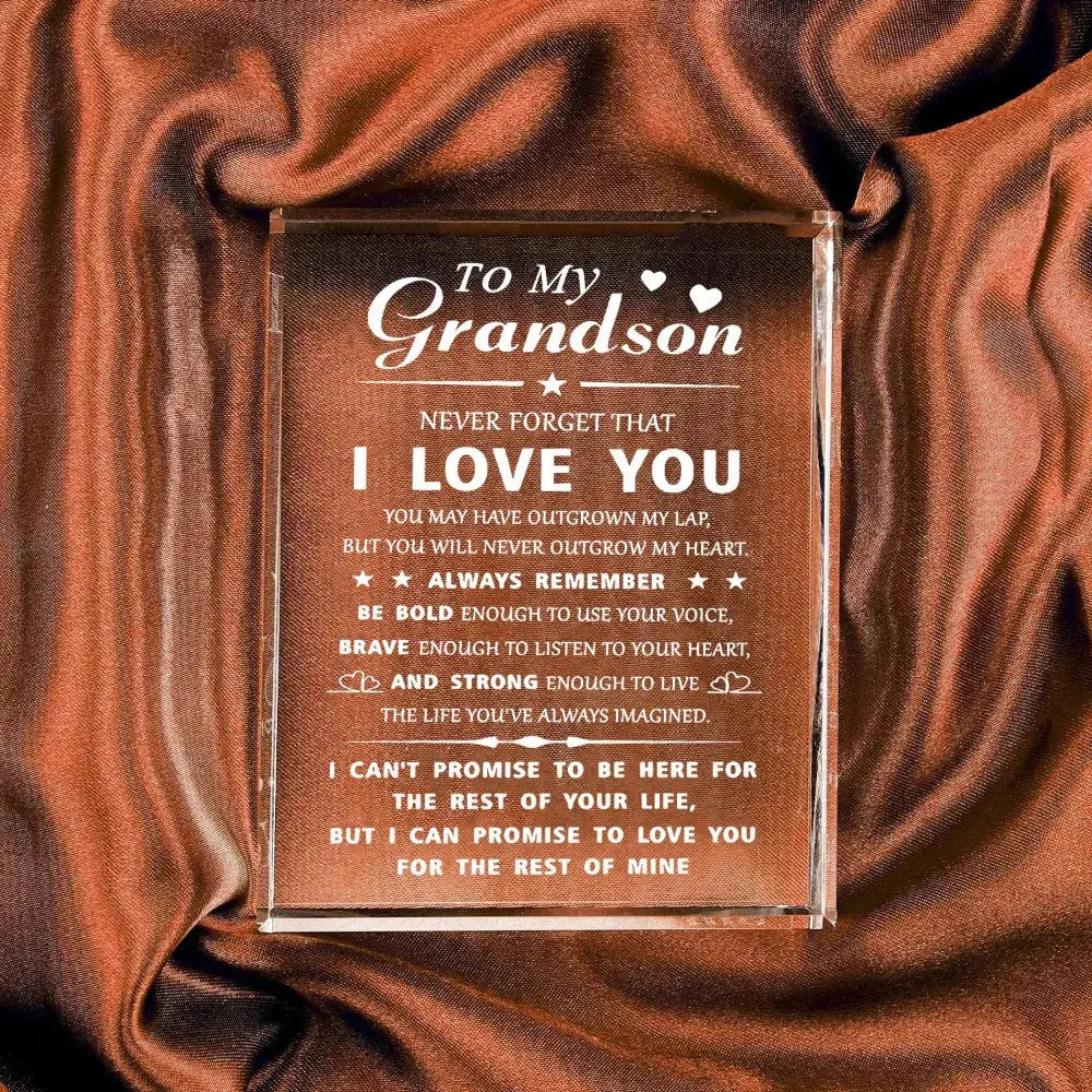 Heartwarming Grandson Gift, Unique Birthday Graduation Christmas Present,Perfect for Family Friends Loved Ones, Special Keepsake Good Vibrations