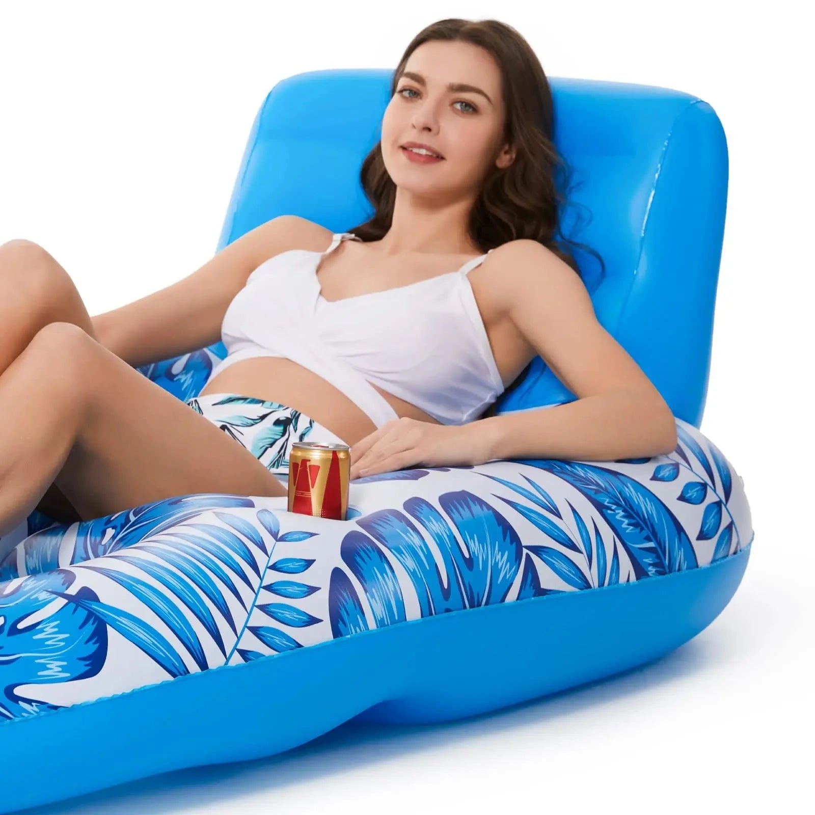 Inflatable Pool Float Adult - Pool Floaties Lounger Floats Raft Floating Chair Water Floaties for Swimming Pool Lake Lounge Floa Good Vibrations