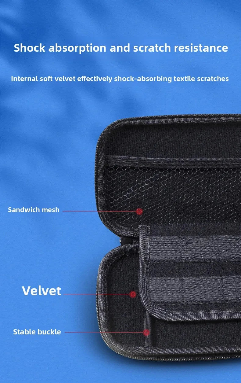 Storage Bag For Switch Portable NS Console Switch OLED Game Accessories Carrying Case Travel Cover Set Good Vibrations