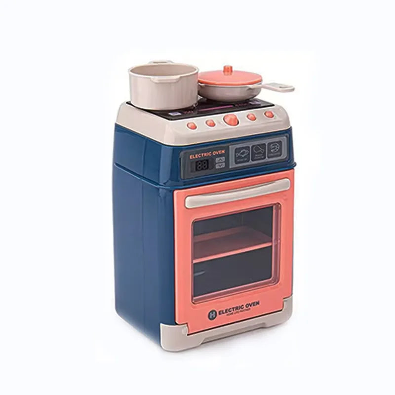 Mini Household Appliances Kitchen Toys Pretend Play Set with Coffee Maker Blender Mixer and Toaster for Kids Boys Girls Gifts Good Vibrations