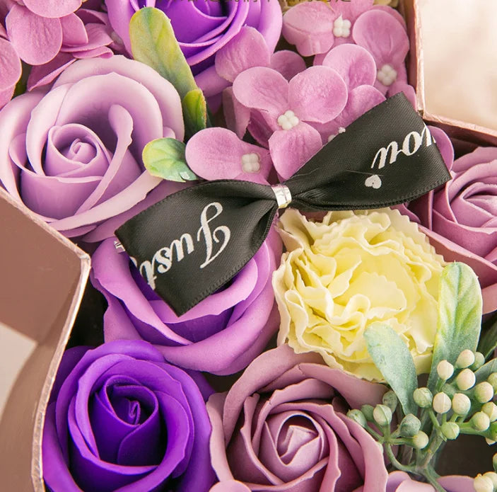 Mother's Day Rose Gift Box Soap Flower Gift Set Valentine Roses Boutique Package Gifts For Wife Wedding Supplies Wedding Good Vibrations Adult Super Store