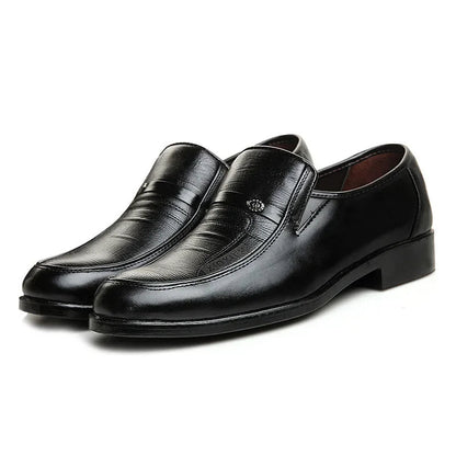 Casual Loafers for Men Round Toe Mens Formal Shoes Business Handmade Slip-On Mens Flat Shoes Mocasines Zapatos De Hombre Good Vibrations