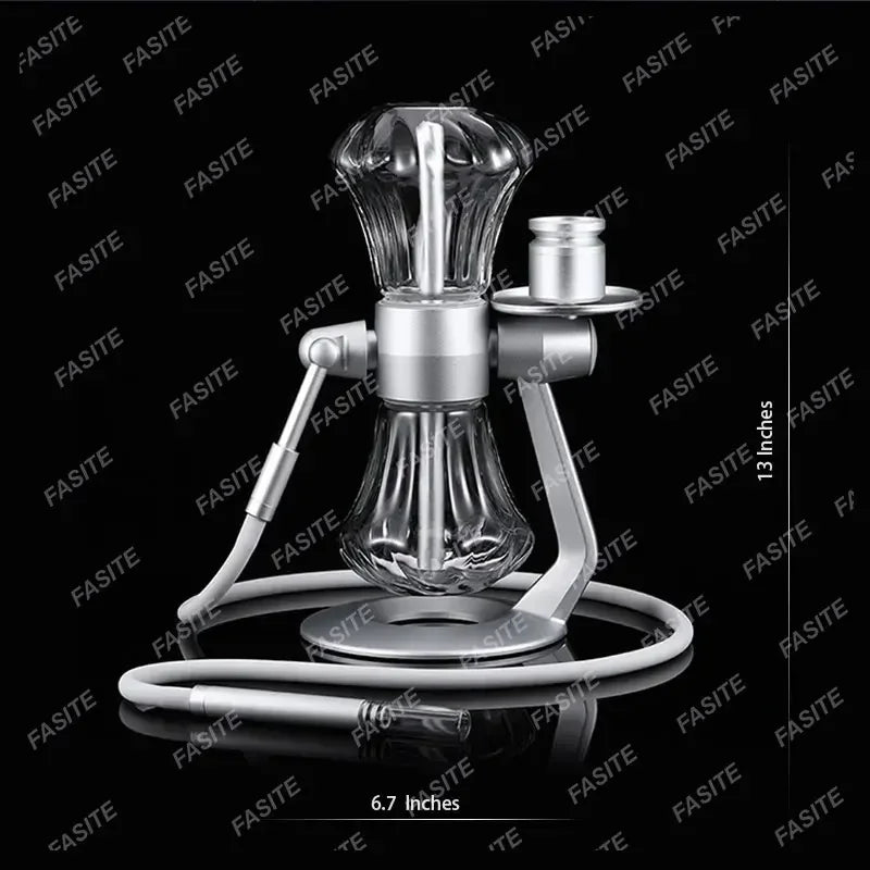 Diamond Gravity Hookah Shisha Pipes for Smoking Grass Chicha Sheesha Bowl Complete Kit Cachimbas 360°rotation Glass Кальян Set