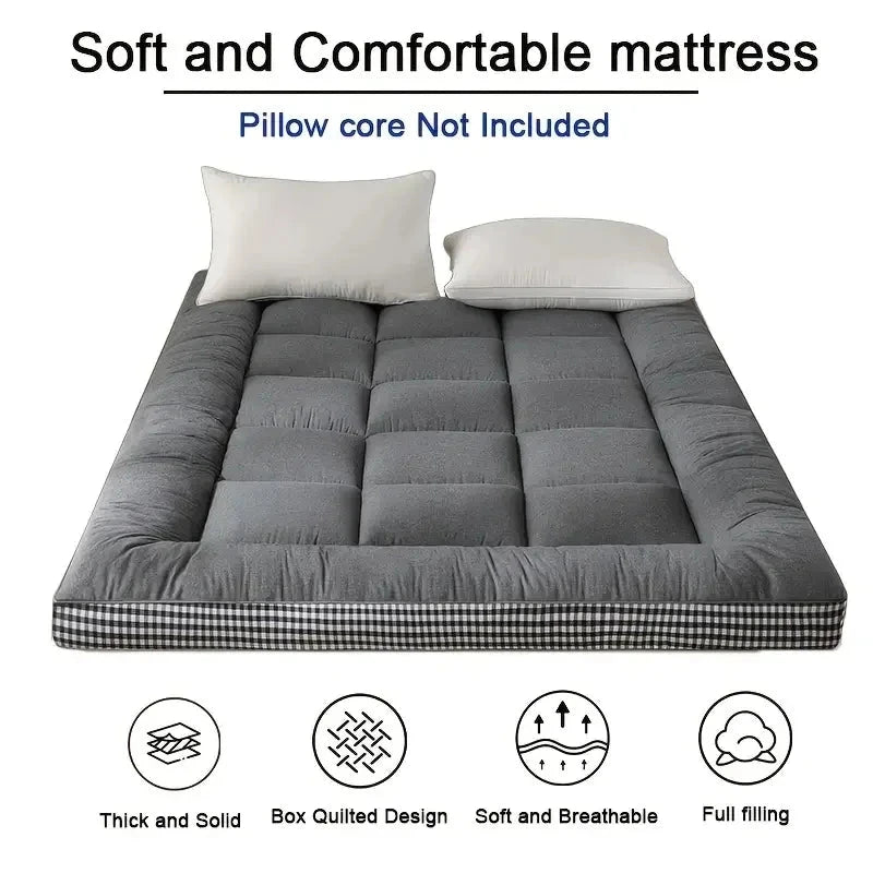 NewestFoldable Lightweight Portable Sleeping Pad/Tatami Mat Japanese Futon Mattress  Soft Fabric,Easy Storage & Travel Mattress Good Vibrations