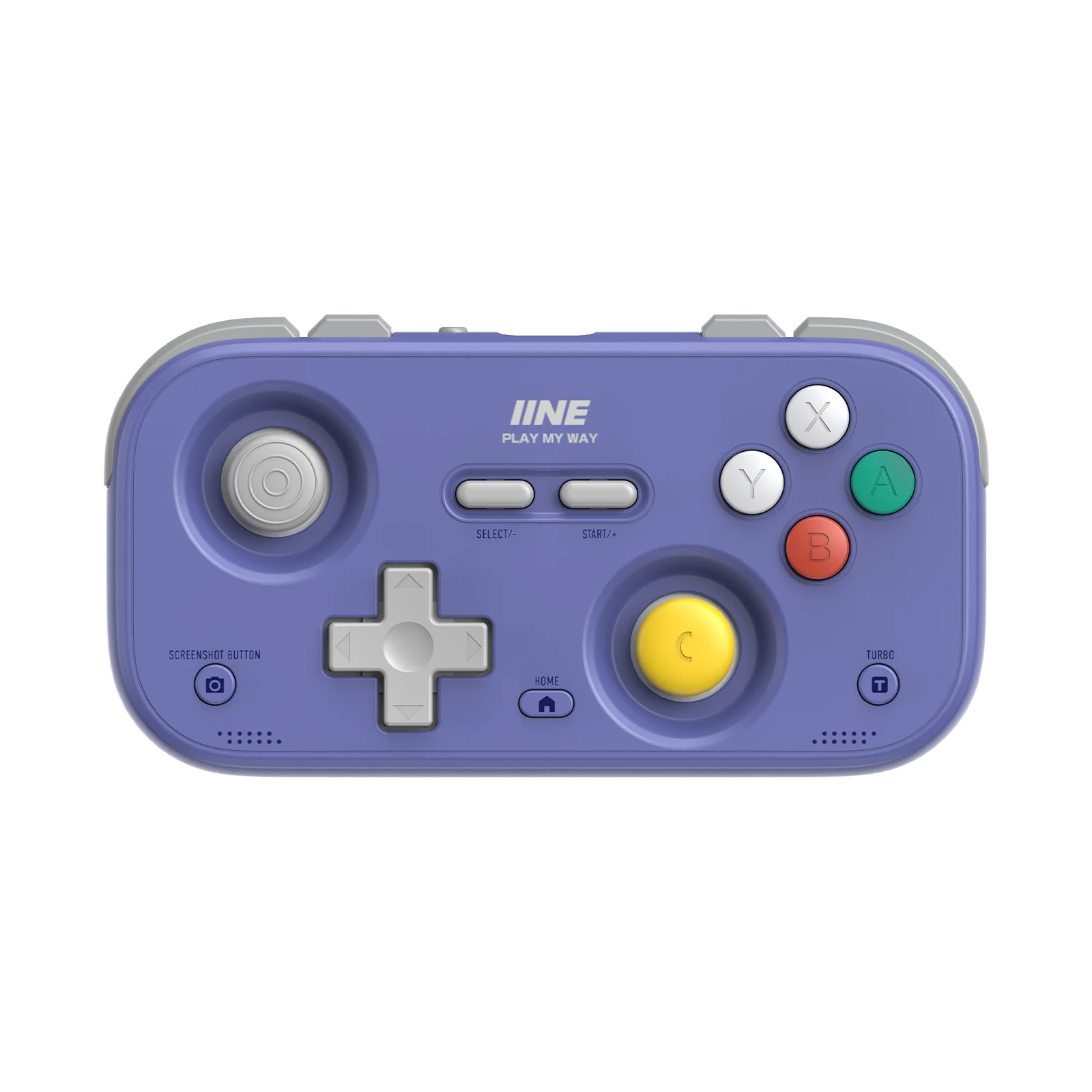 IINE Retro Mini Game Controller Switch2 Controller Wake Up Portable Page Flipping Streaming Simulator Android Ios Pc Car Ns2 Good Vibrations