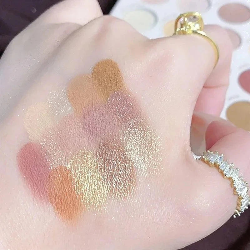 30 Colors Eye Shadow Plate Matte Pearl Eyeshadow Girl Beginner Professional Multicolor Eye Shadow Disc For Daily Makeup Tools Good Vibrations