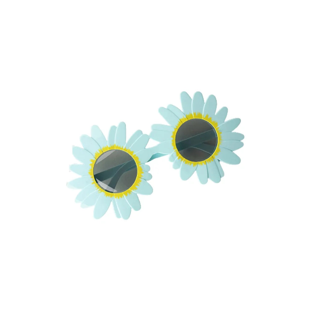 Sunflower Sunglasses Little Daisy Shape Sun Glasses Funny Party Decorative Eyeglasses Plastic Gathering Picnic Photography Props Good Vibrations