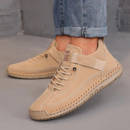 Boots Mid Top for Women British Style Retro Anti Slip Workwear Shoes Handmade Leather Loafers Casual Soft Soled Women Nude Boots Good Vibrations