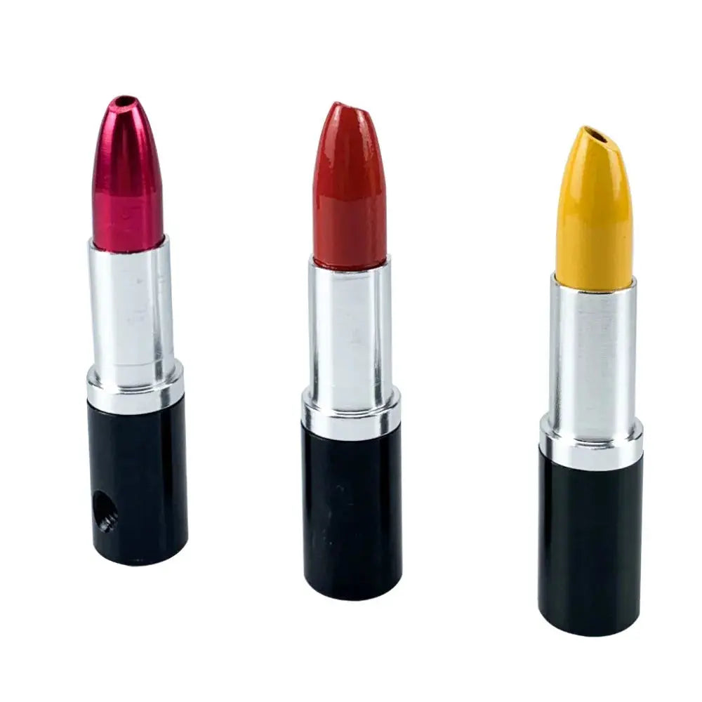 Lipstick Shaped Mens Small Detachable Assembly Metal Design Compact Portable Kitchen Tool Smoking accessories Good Vibrations