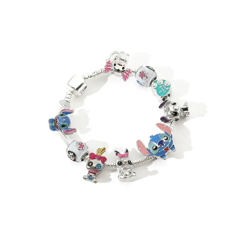 Anime Cartoon Bracelet Creative Diy Alloy Bracelet Jewelry Cute Beads For Men And Women Exquisite Gifts Anime Peripherals Good Vibrations