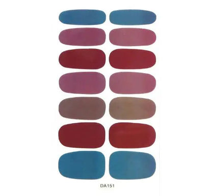 Nail Stickers DIY Decals For Nail Art Wraps Women Beauty Full Cover Nail Manicures Decorations Uñas Postizas Press On Nails Good Vibrations