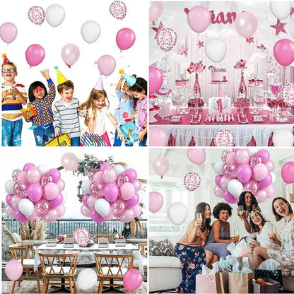 Balloons Wedding Party Supplies Baby Shower Valentine's Day Birthday Pink Happy Anniversary Decoration Girl Latex Child's Day Good Vibrations