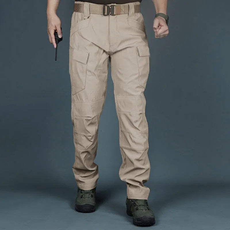 IX9 City Outdoors Tactical Pants Men Combat  Pants Casual Men Hiking Pants Outdoors Trousers Cargo Waterproof Pants Good Vibrations