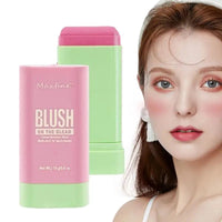 Makeup Blush Stick Waterproof Multi-purpose Facial Nourishing Blush Stick  Cheek Natural Blusher Cute Korean Makeup for Women Good Vibrations
