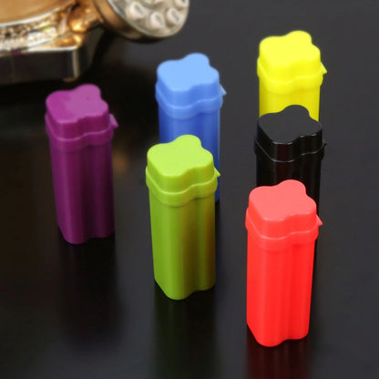 Flip-top Cigarette Case Kit with Three Holes for Easy Storage and Carrying Around Smoking Accessories Good Vibrations