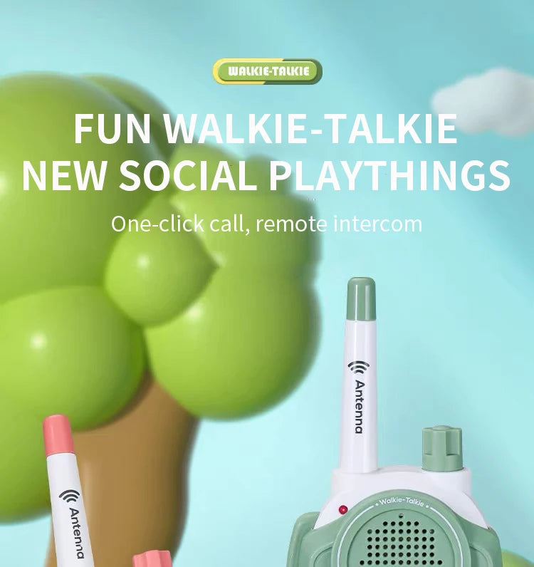 Walkie-talkie mobile phone outdoor cute toy children parent-child intercom machine cartoon boys and girls educational toy gift Good Vibrations