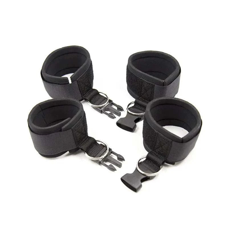 Sex Toys For Couples Flirting Adjustable Erotic Handcuffs Neck Ankle Bondage Harness Open BDSM Adult Games Restraints Chastity GOOD Vibrations