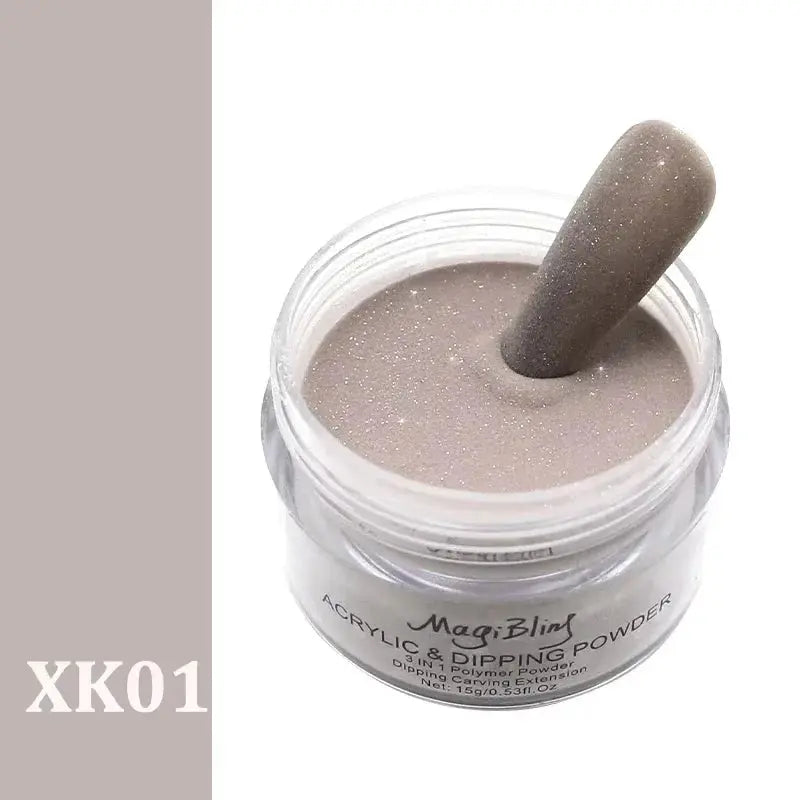 15g Acrylic Powder Light Color Carving Nail Polymer Tip Extension Crystal Powders Manicure Professional Nails Art Accessories Good Vibrations