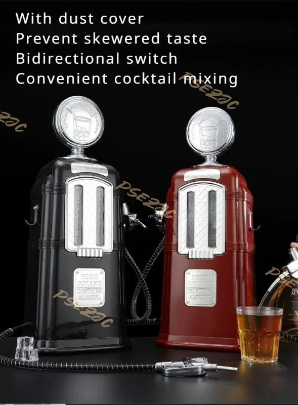 Household Retro Creative Large Capacity Impact Resistant and Pressure Resistant Plastic 2L Bar Double Gun Wine Disperser Tool Good Vibrations Adult Super Store