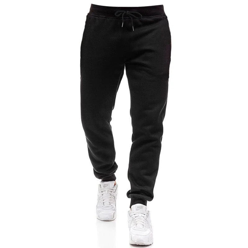 Autumn Winter Fashion Tracksuit Tricolor Hoodies and Black Sweatpants High Quality Male Daily Casual Sports Hooded Jogging Suit Good Vibrations