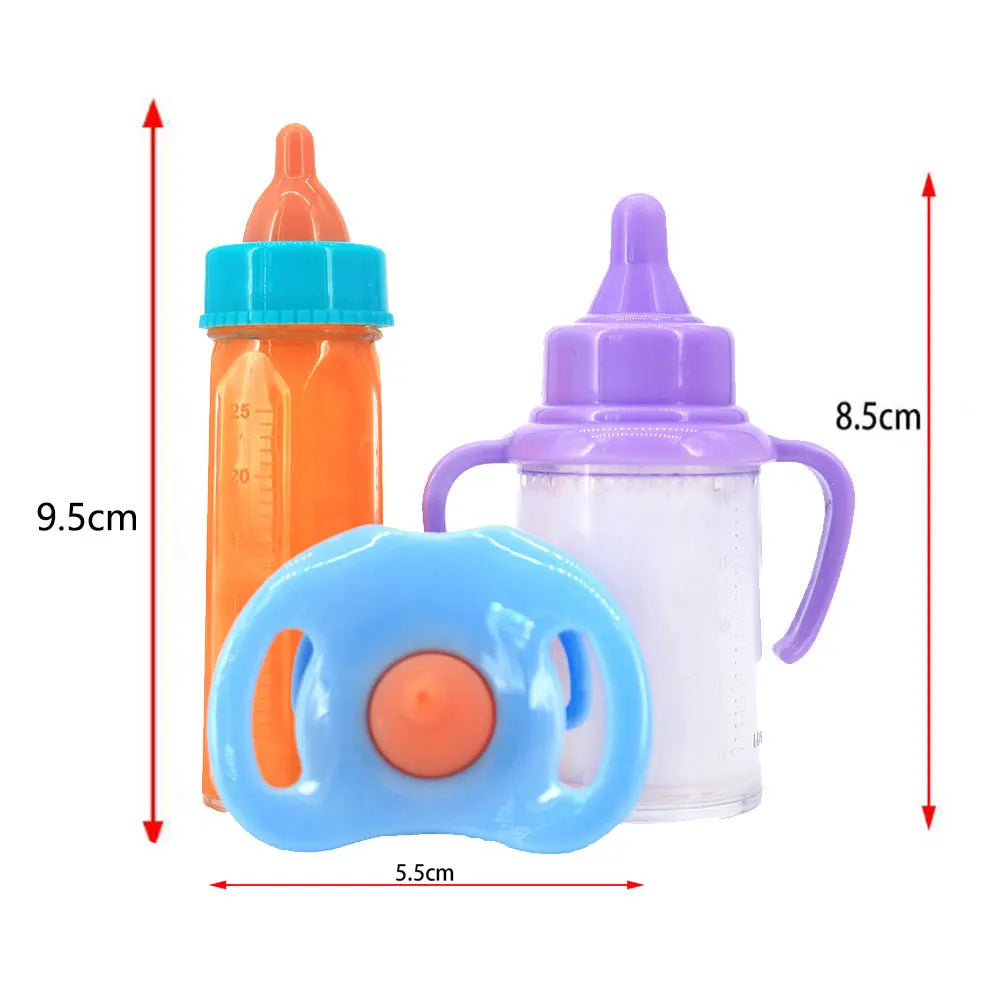 Baby Disappearing Doll Feeding Set Wear For Reborn Baby Doll, Multiple Baby Doll Accessories, Children Best Birthday Gift. Good Vibrations