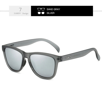 DUBERY Full Rim Polarized Sunglasses For Men And Women 28 Colors Model 550 Good Vibrations