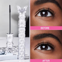 AGAG High Washable Mascara Makeup,Volumizing,Lengthening,Defining,Curling Waterproof Mascara Carbon Black Good Vibrations